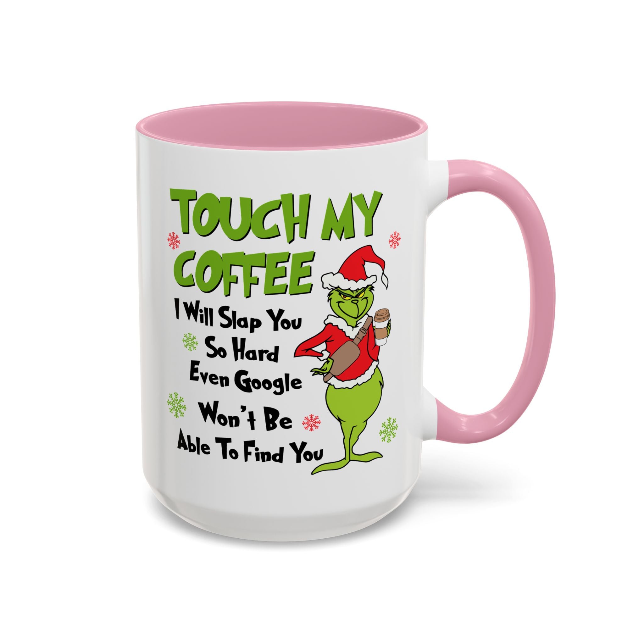 Colorful Grinch Coffee Mug - Fun Holiday Cup, Unique Gift, 11oz & 15oz Sizes, Perfect for Christmas, Funny Humor Mug, Coffee Lover's Delight