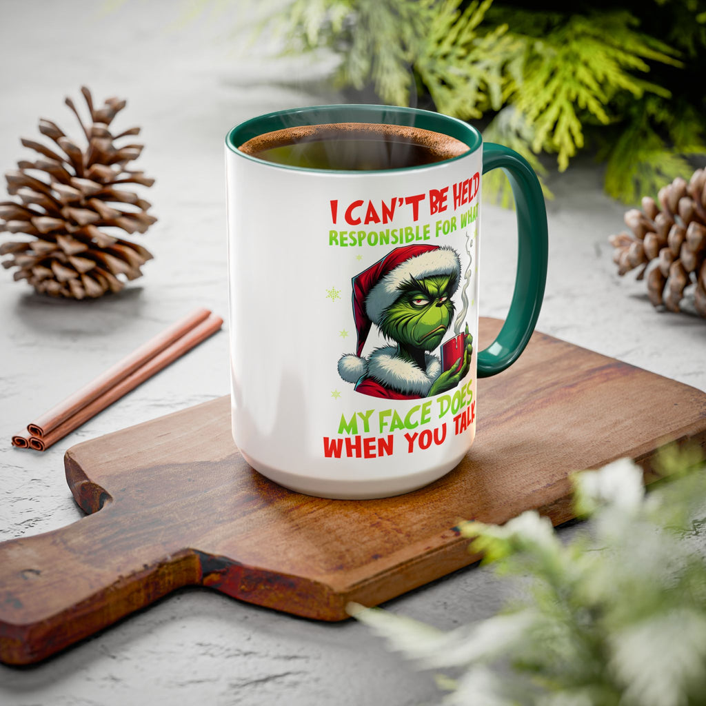 Colorful Grinch Mugs - Perfect for the Holidays, Funny Gift, Coffee Mug, Christmas Present, Office Humor, Grinch Lover