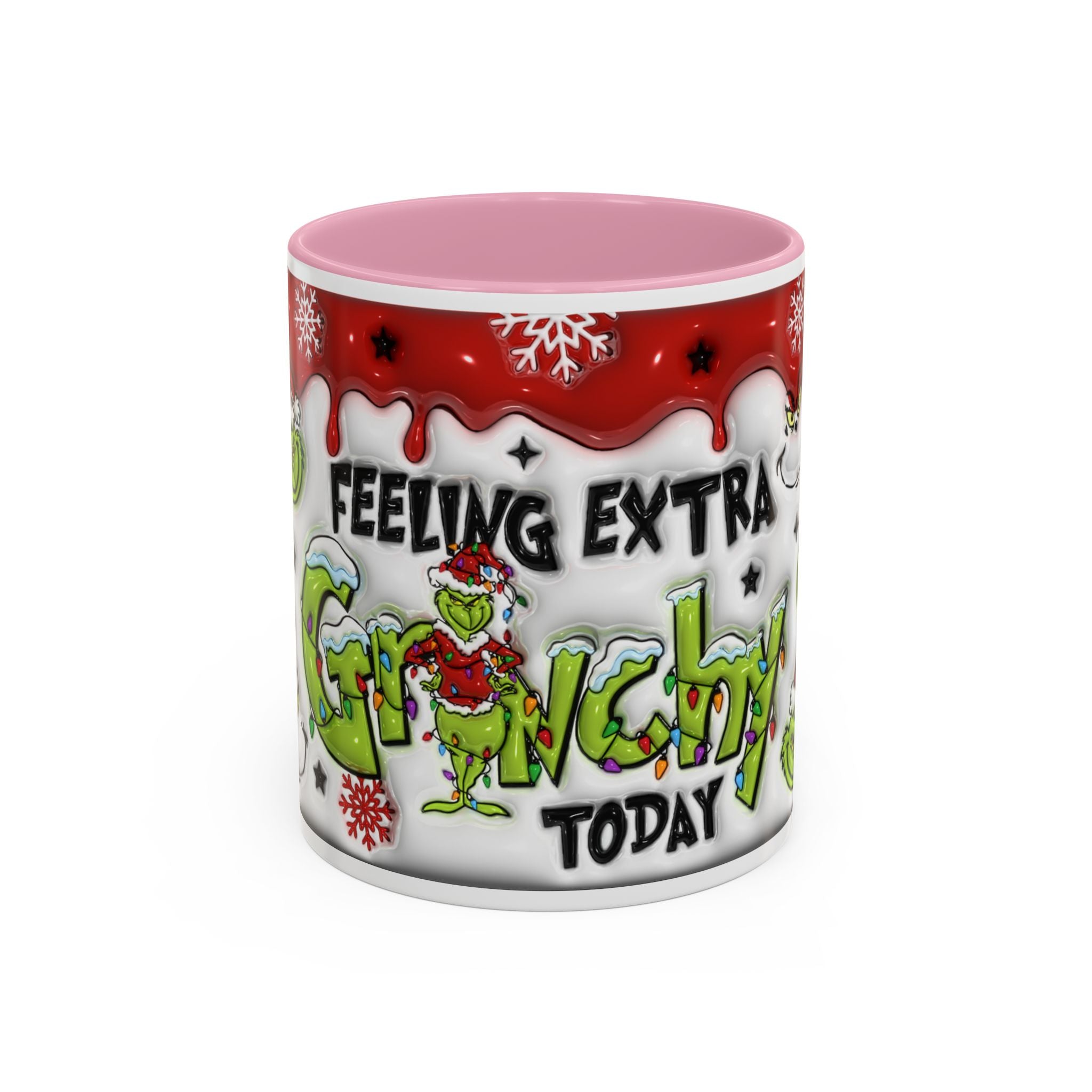 Grinch Holiday Mug - Feeling Extra Grinchy Today! Christmas Gift, Funny Coffee Cup, Holiday Decor, Winter Warmth