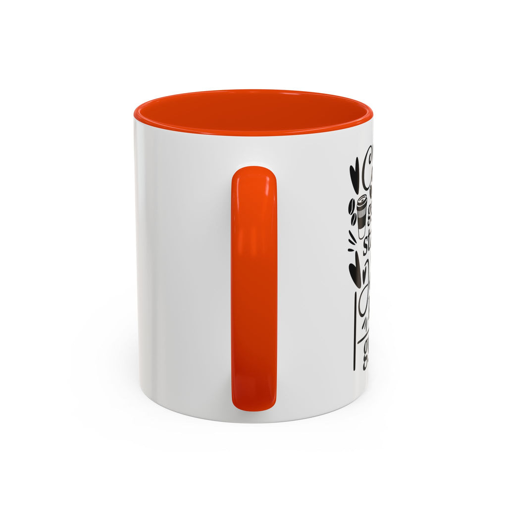 Faithful Morning Mug, Christian Coffee Cup, Religious Tea Mug, Jesus and Coffee Drinkware, Colorful Ceramic Mug