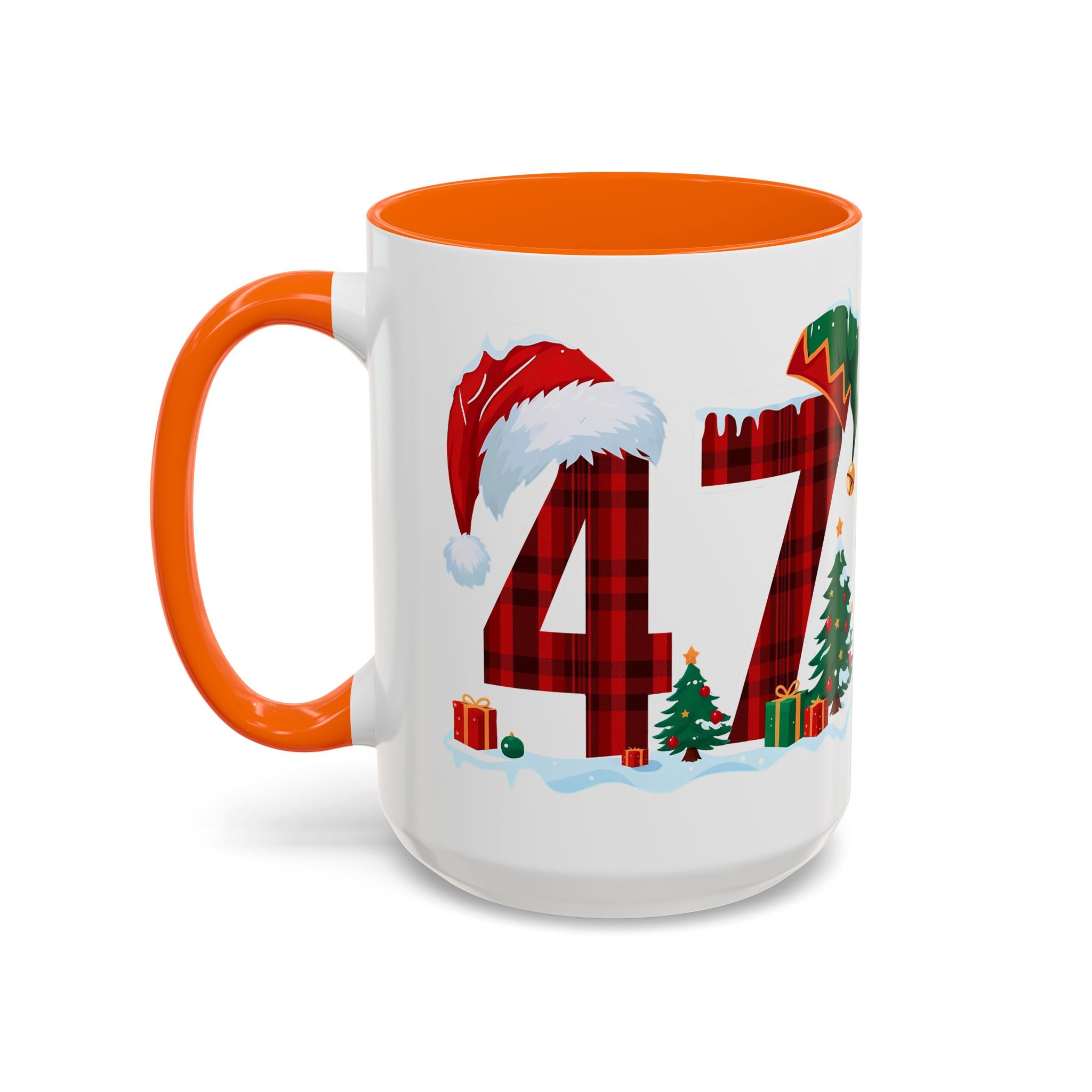 President 47 Trump Christmas Mug | Accent Coffee Mug