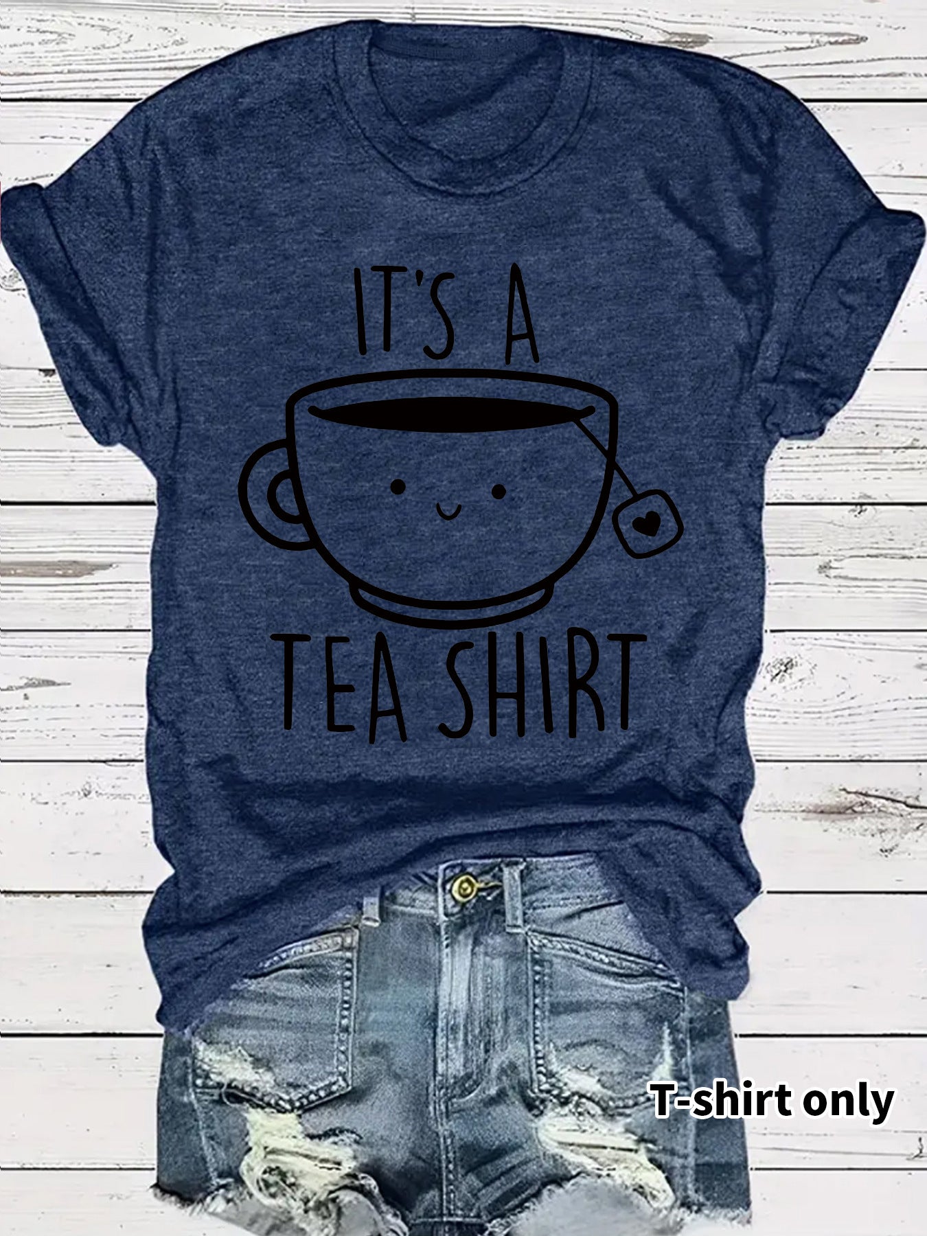 Coffee new short sleeved women's T-shirt