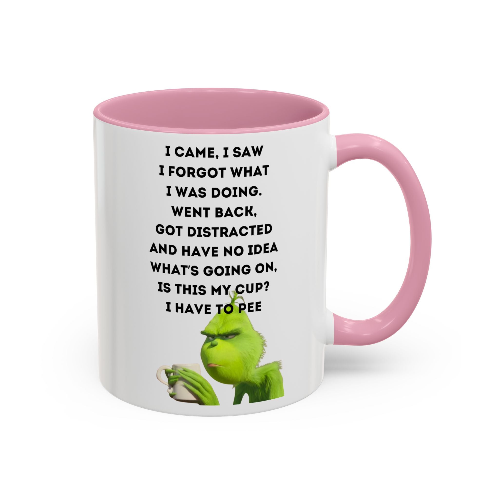 Colorful Grinch Coffee Mug, Fun Holiday Gift, Funny Tea Cup, Quirky Kitchen Decor, Grinch Fan Mug, Christmas Gift Idea