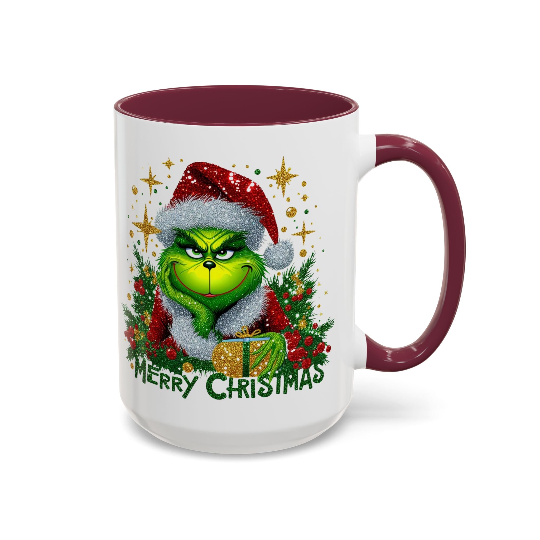 Grinchy Christmas Mug - 11oz & 15oz, Holiday Gift, Festive Beverage Cup, Winter Decorations, Fun Coffee Mug, Grinch Lover Gift