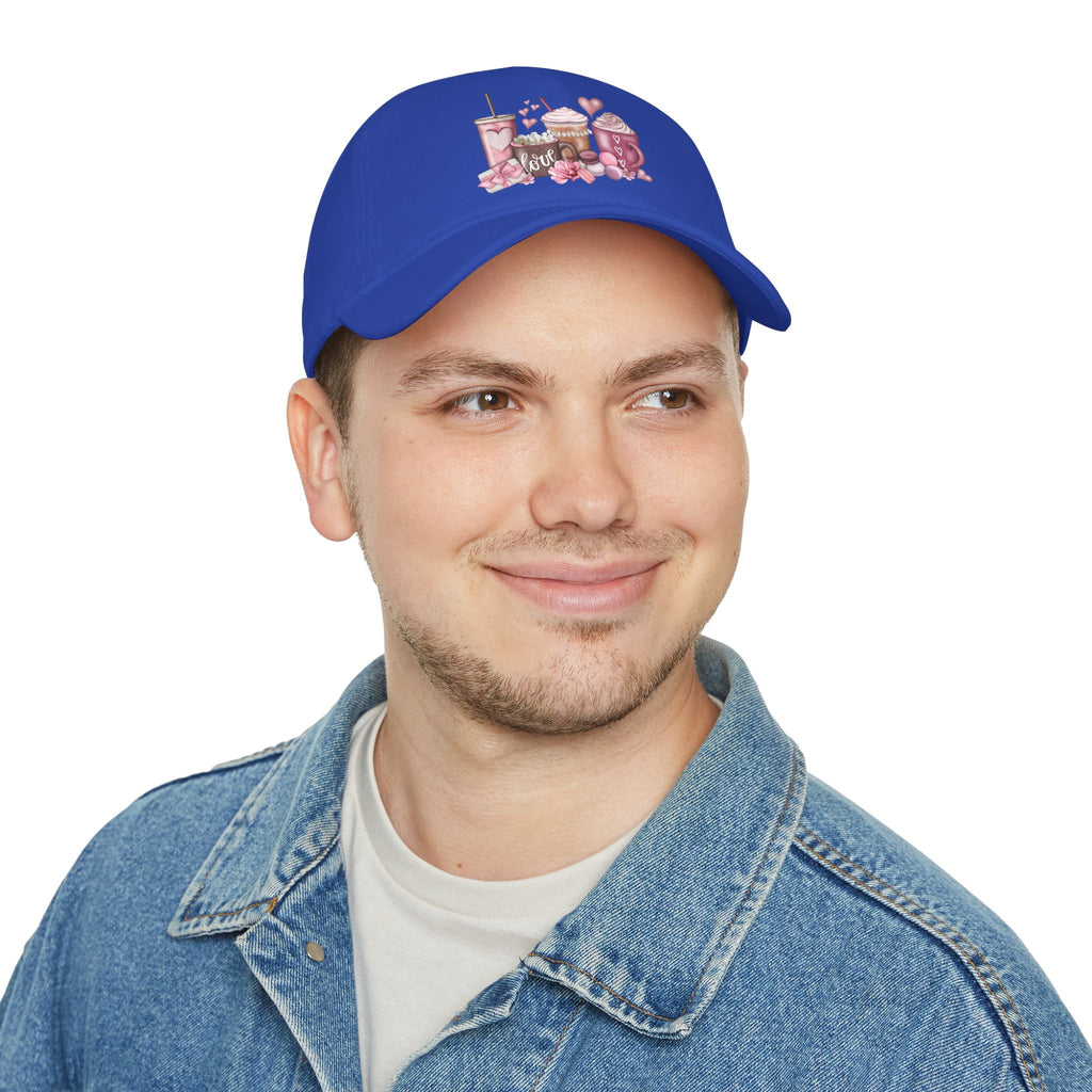 Love and Coffee Low Profile Baseball Cap