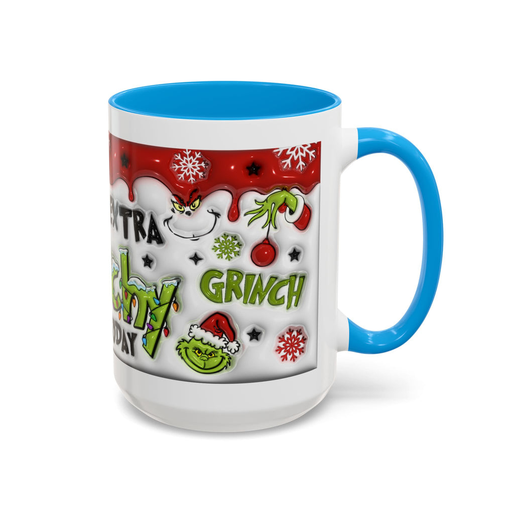 Grinch Holiday Mug - Feeling Extra Grinchy Today! Christmas Gift, Funny Coffee Cup, Holiday Decor, Winter Warmth