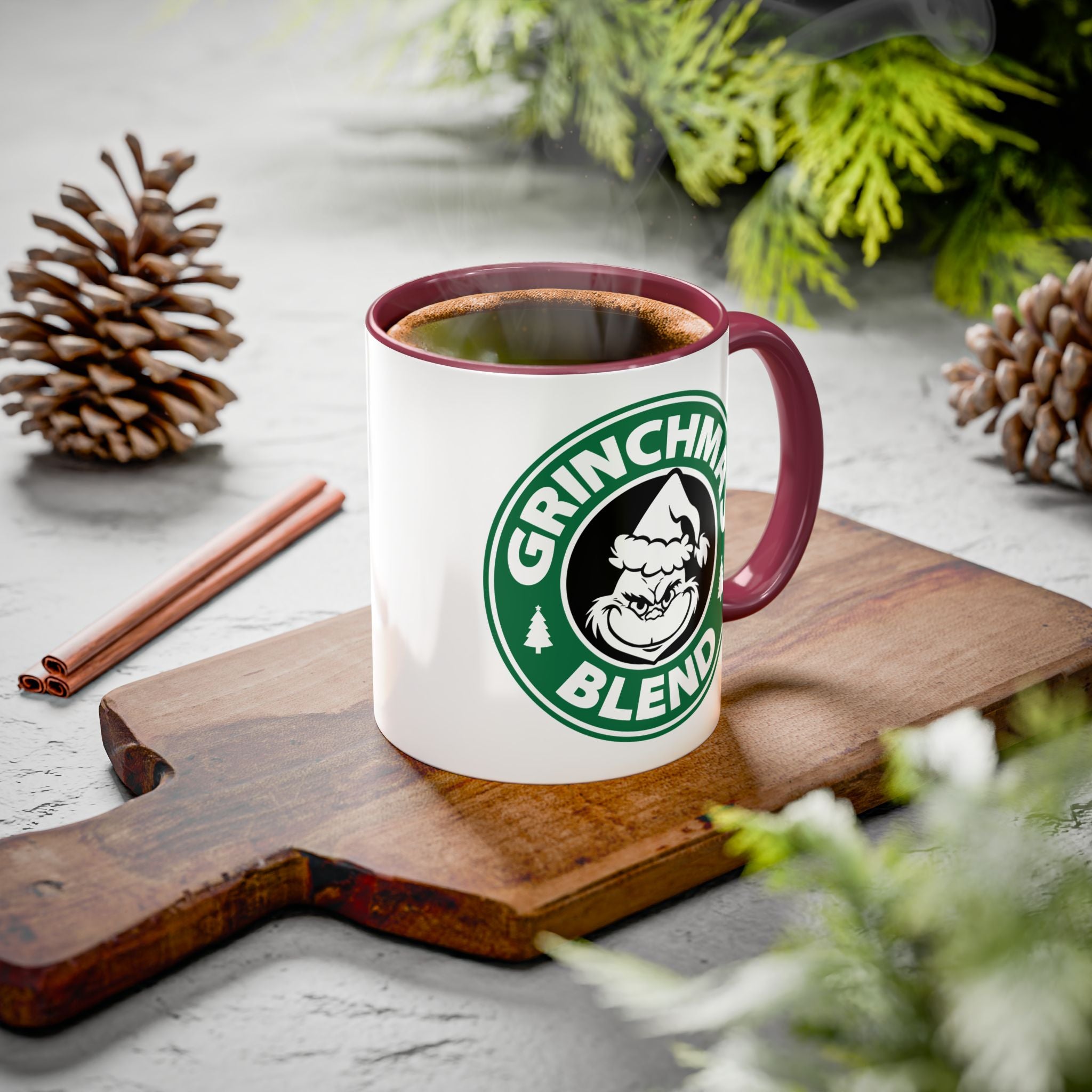 Christmas Grinch Coffee Mug, Colorful 11oz & 15oz Mugs, Holiday Gift, Funny Grinchmas Mug, Winter Decor, Unique Coffee Cup