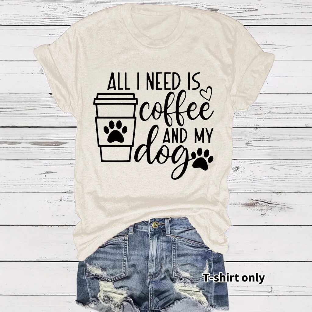 Top Girl Dog Coffee Letter