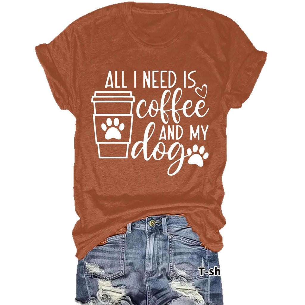 Top Girl Dog Coffee Letter
