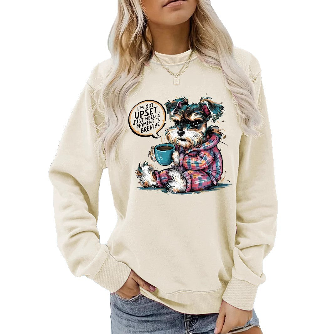 Grid blanket and coffee cup hoodie