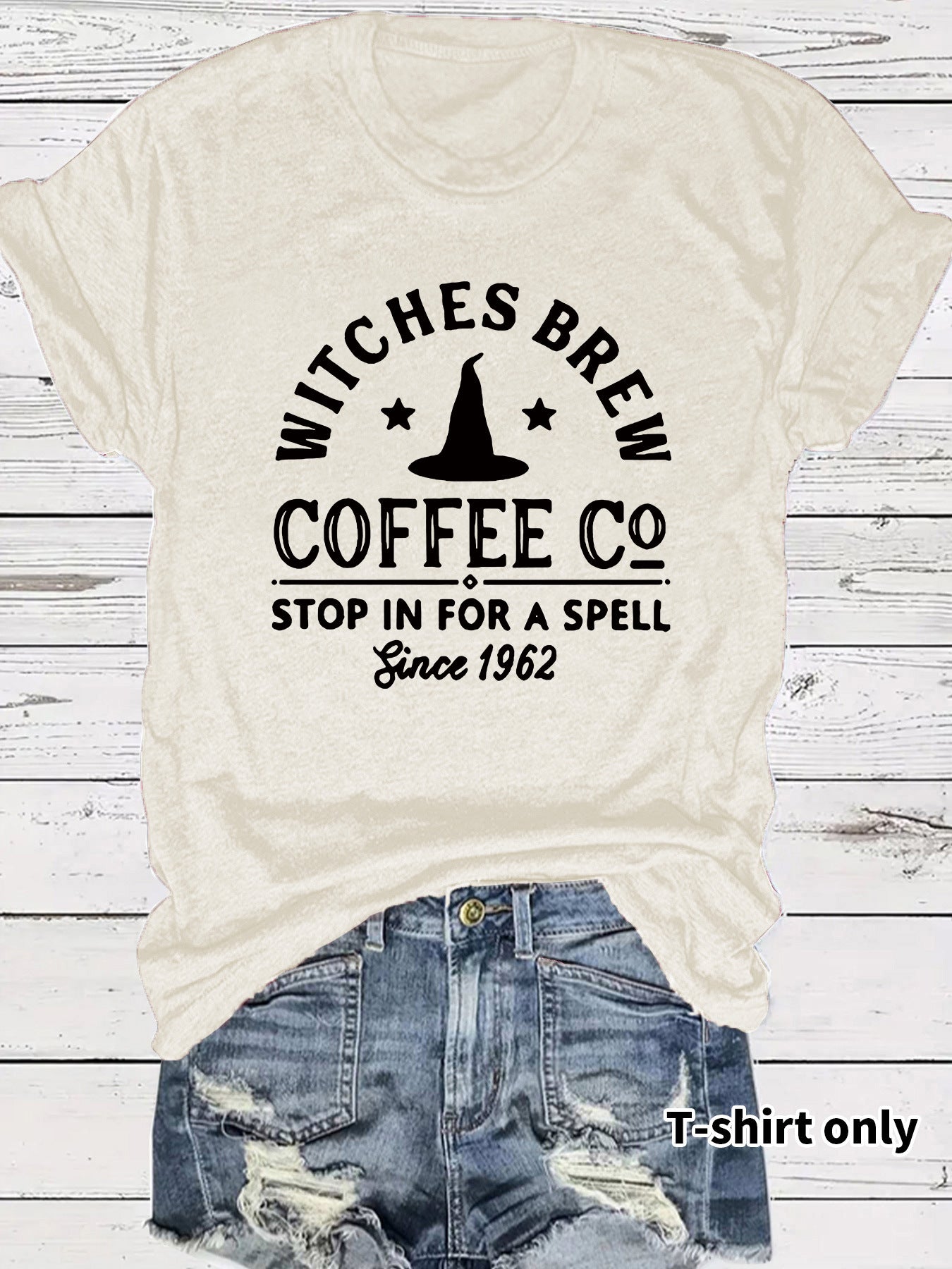 T-shirt women COFFEE CO letters
