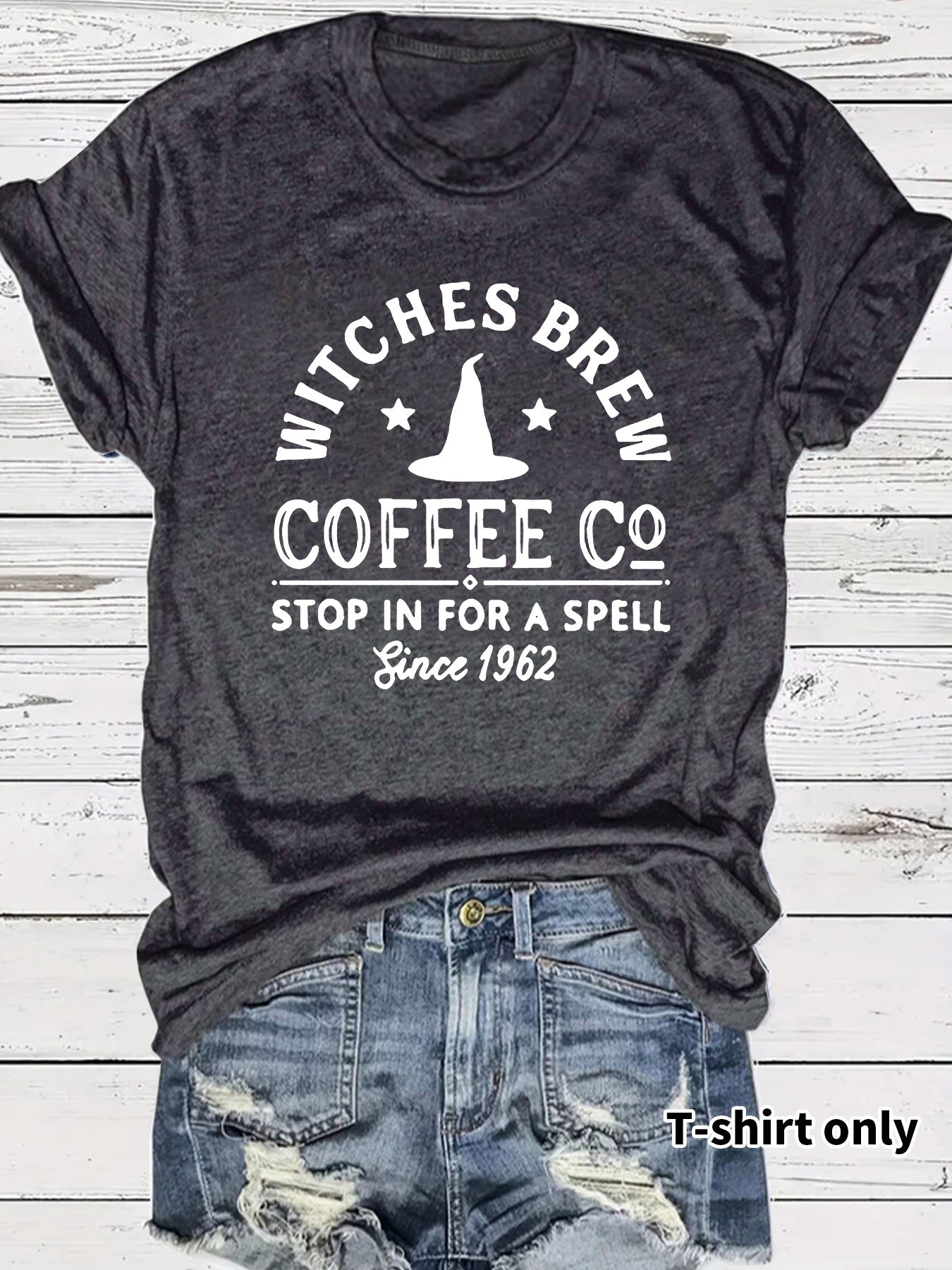 T-shirt women COFFEE CO letters