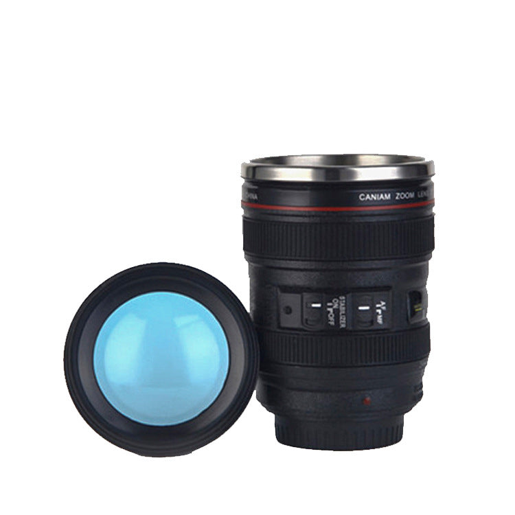 Creative Camera Lens Cup Water Cup Stainless Steel Coffee Cup