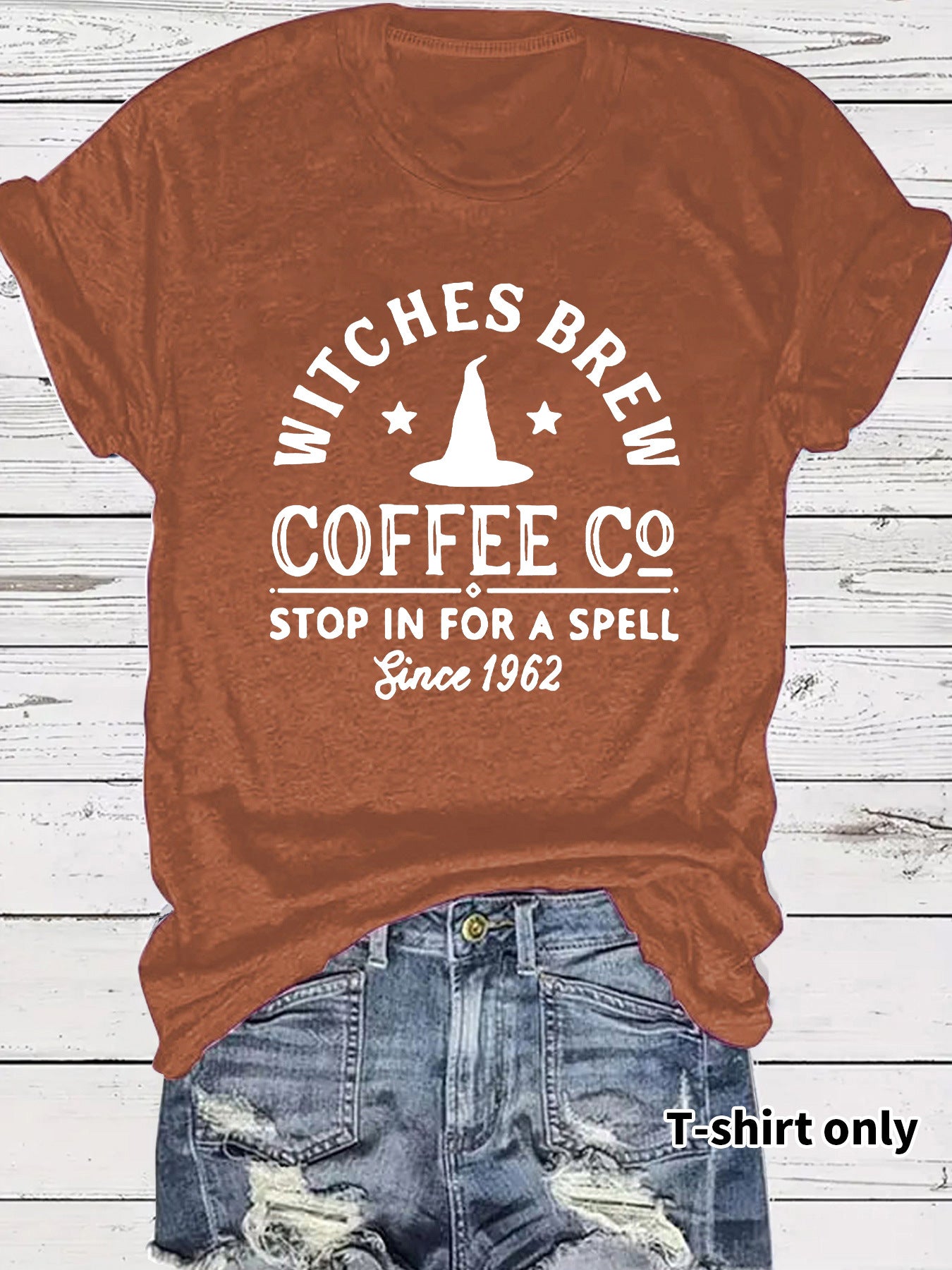 T-shirt women COFFEE CO letters