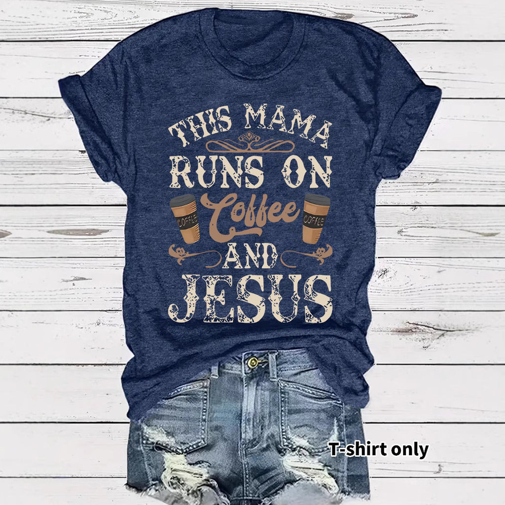 COFFEE printed short sleeved shirt