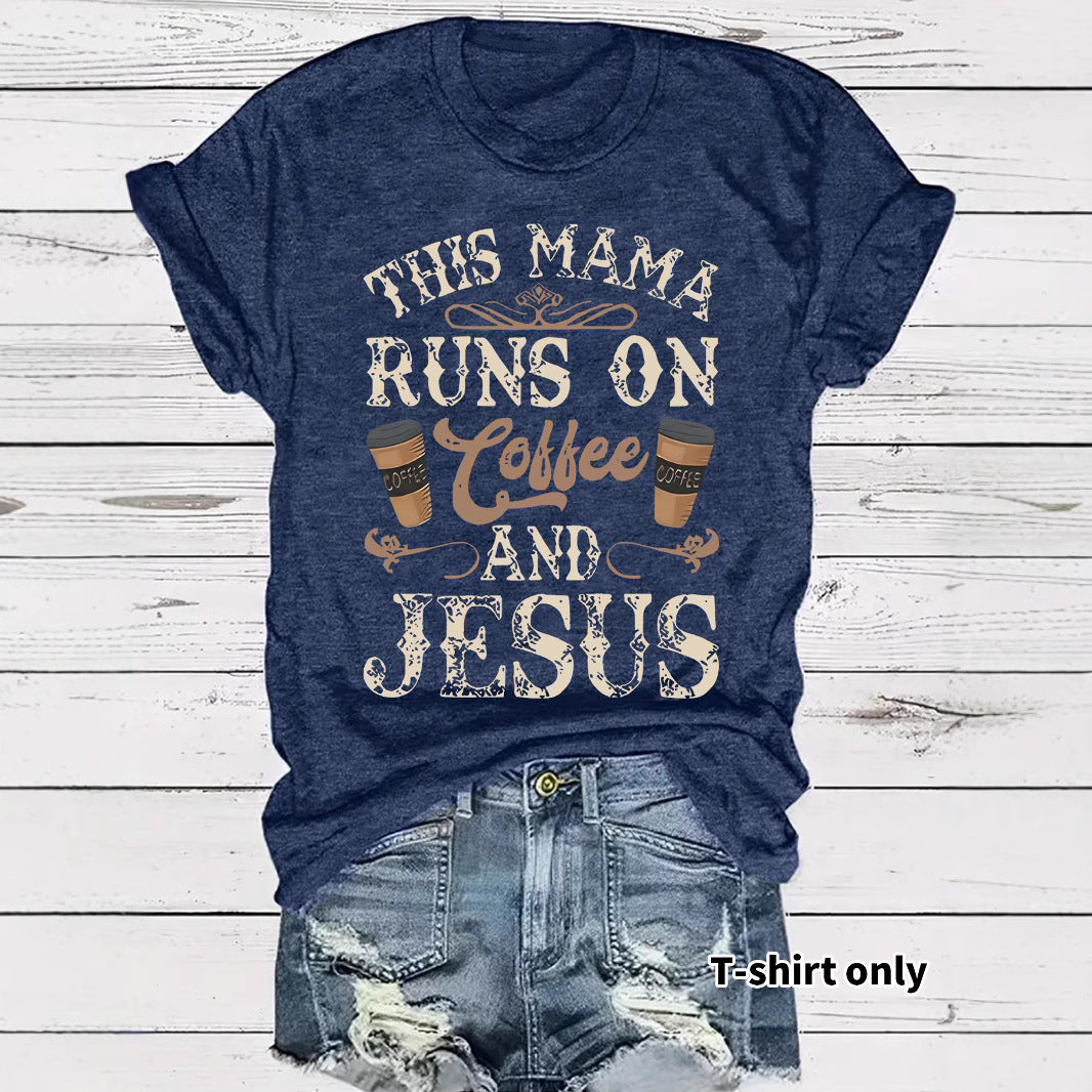 COFFEE printed short sleeved shirt