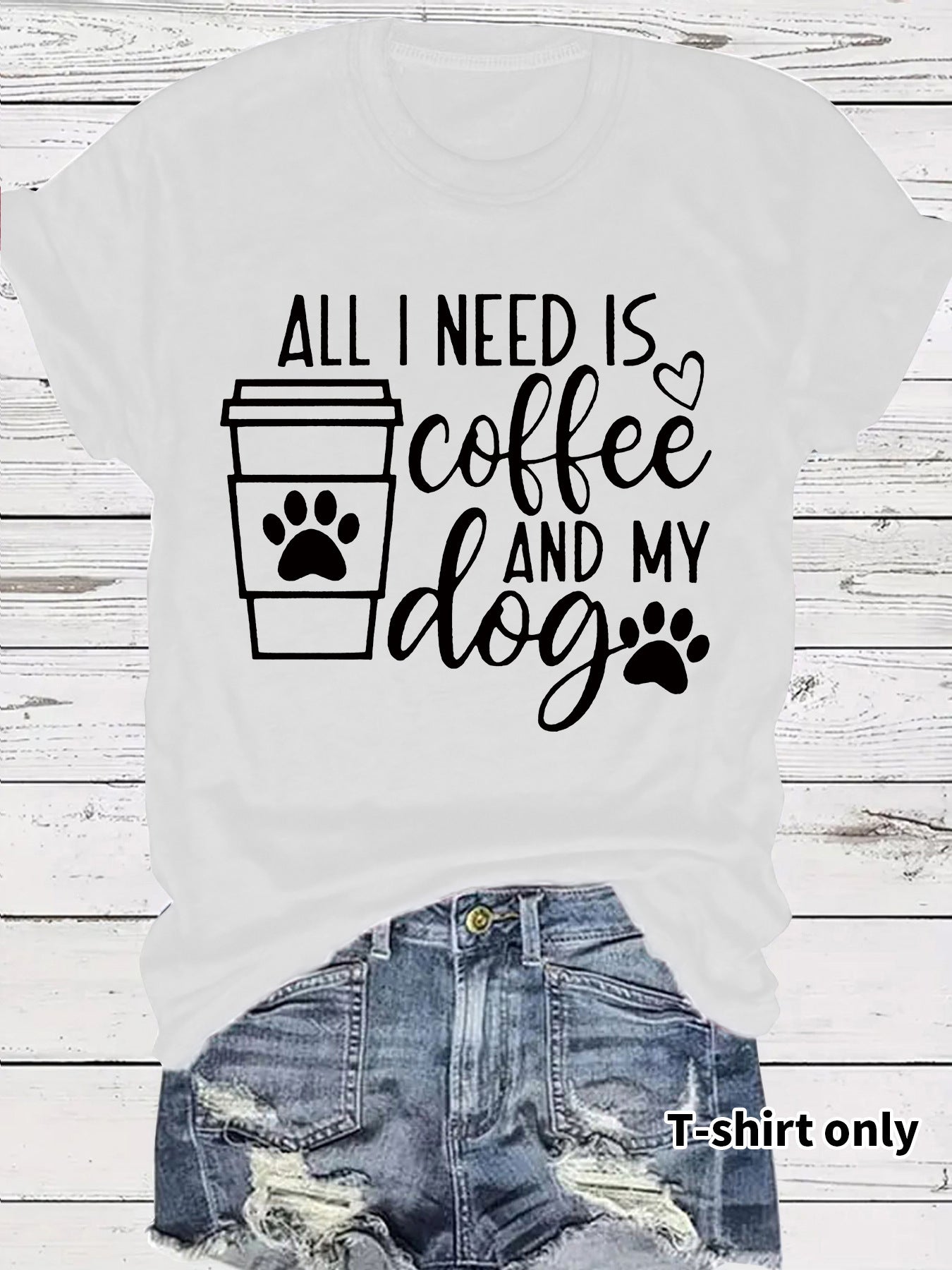 Top Girl Dog Coffee Letter