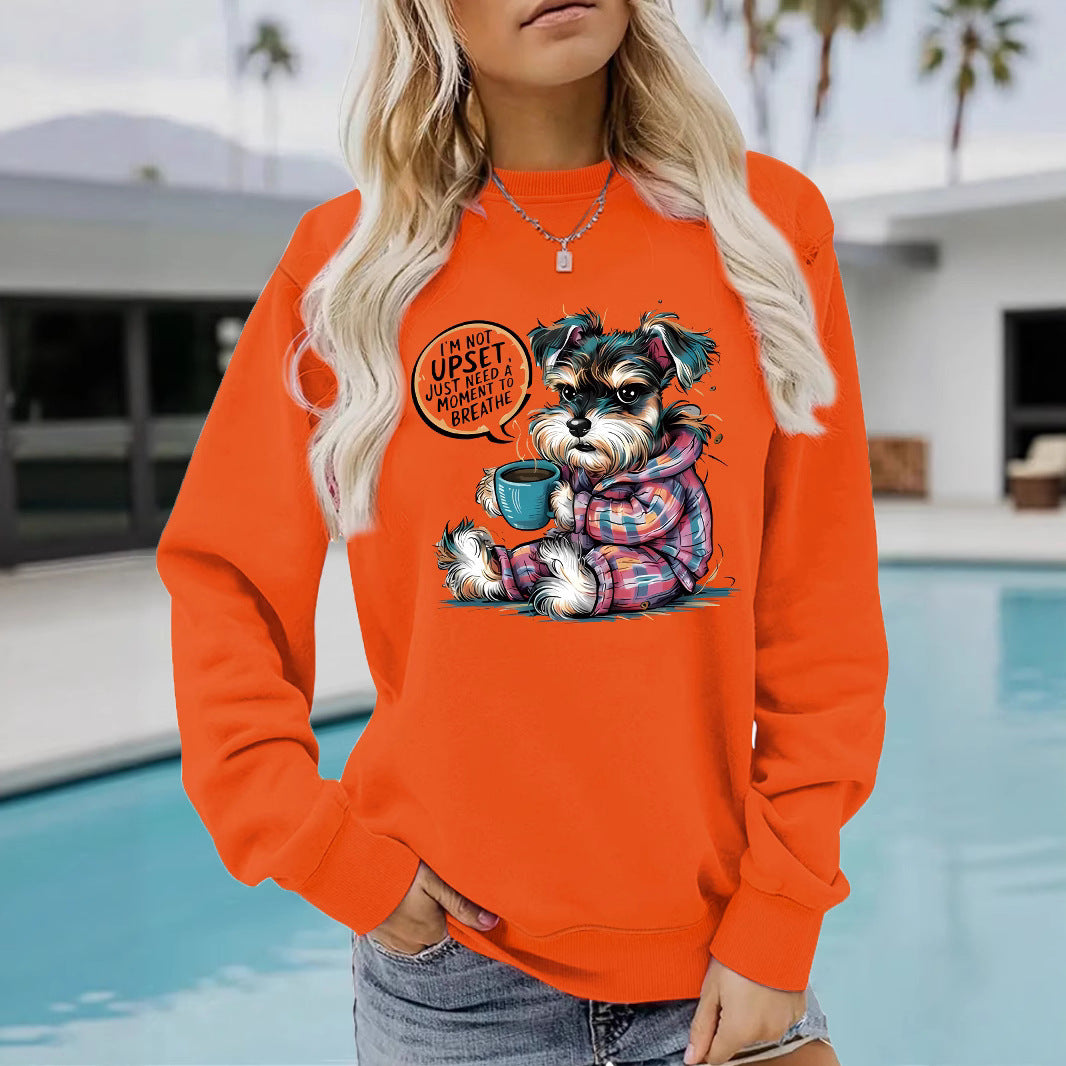 Grid blanket and coffee cup hoodie