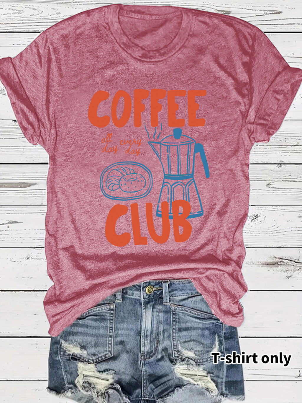 Coffee Club short sleeved women's