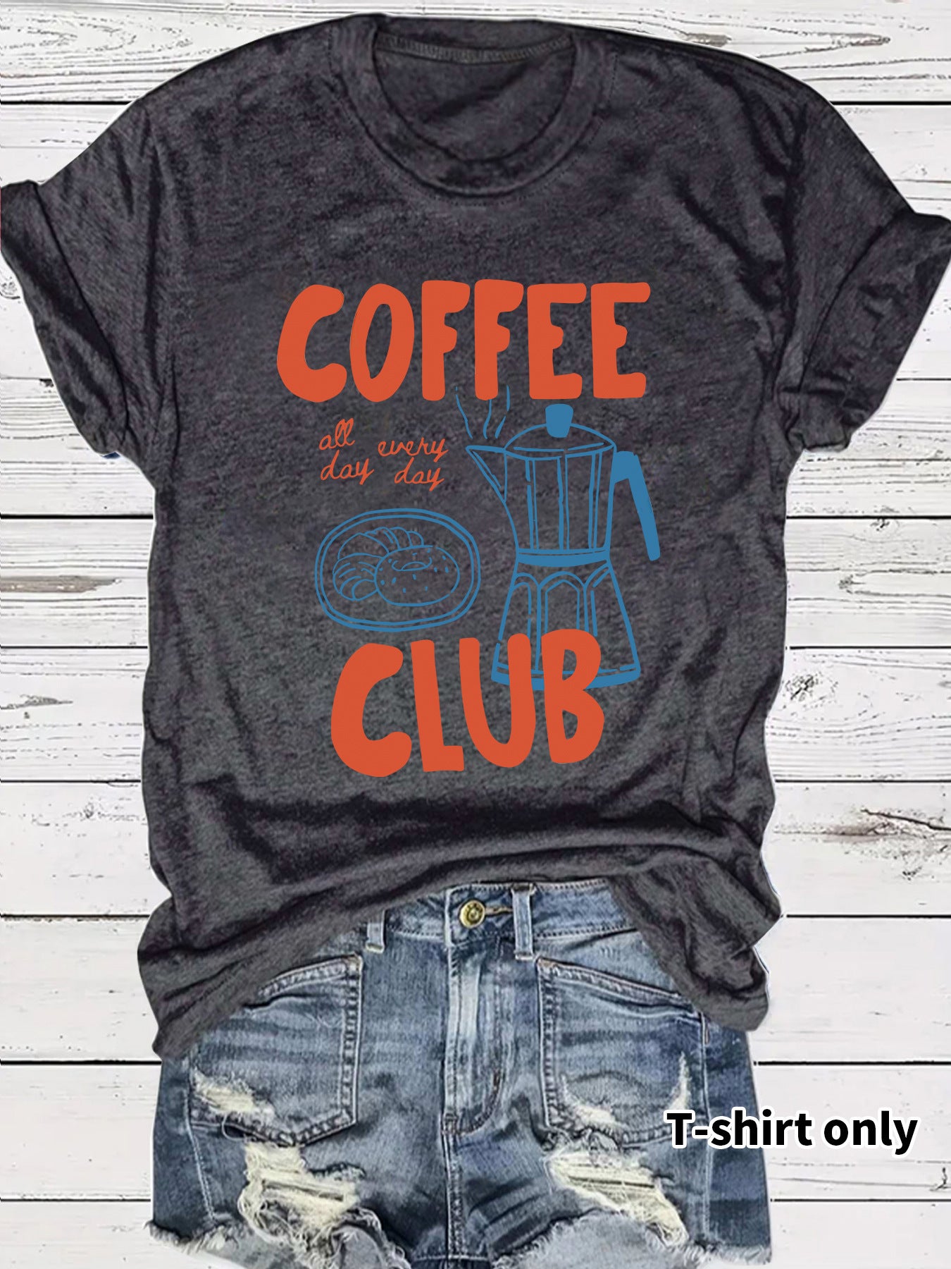 Coffee Club short sleeved women's