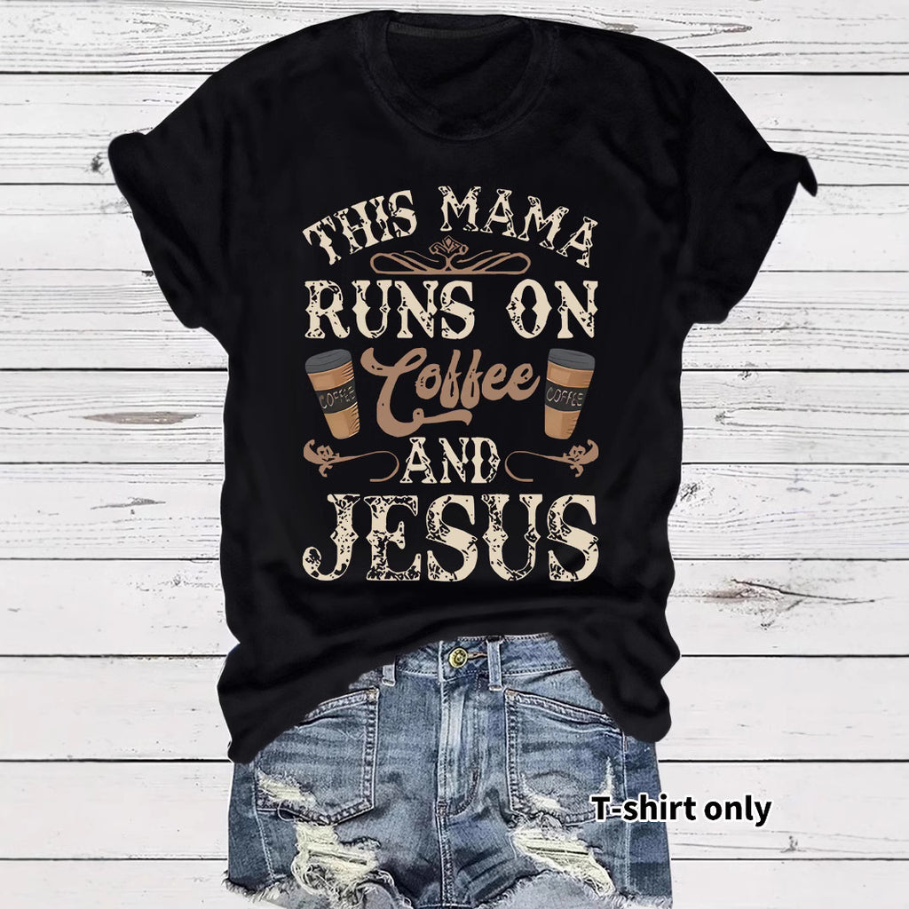COFFEE printed short sleeved shirt