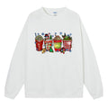 Coffee ice cream Christmas printed hoodie