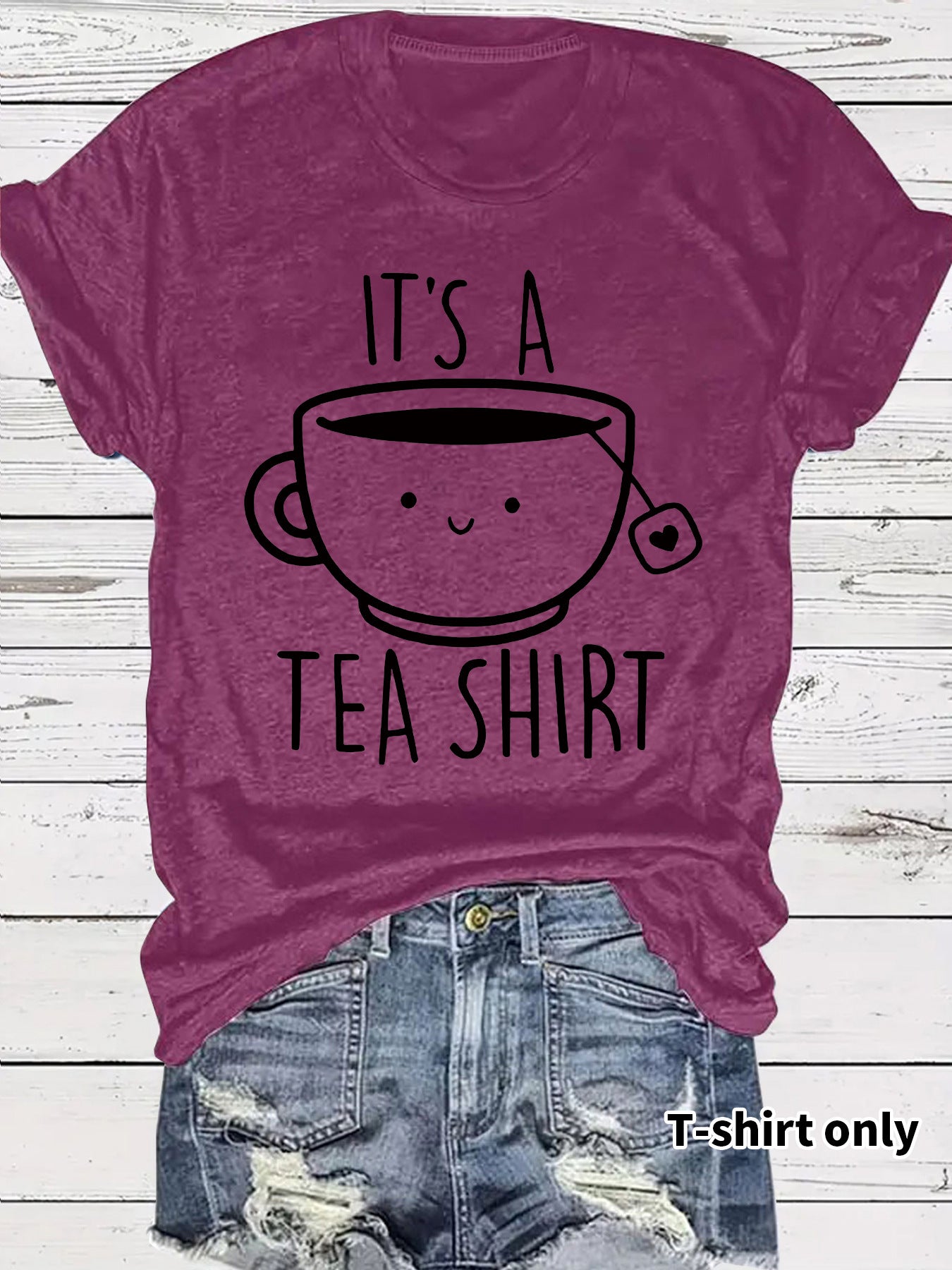 Coffee new short sleeved women's T-shirt