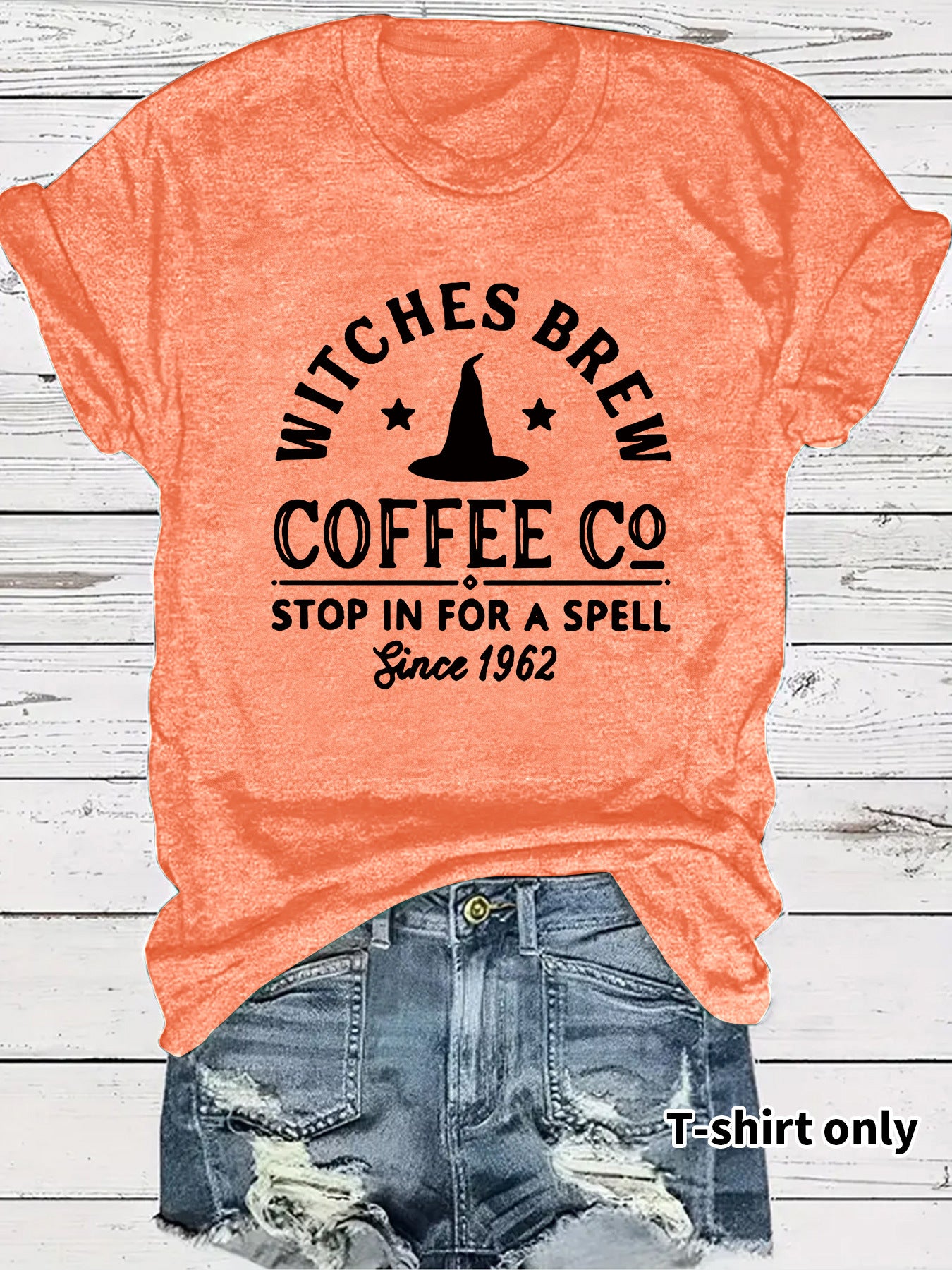 T-shirt women COFFEE CO letters