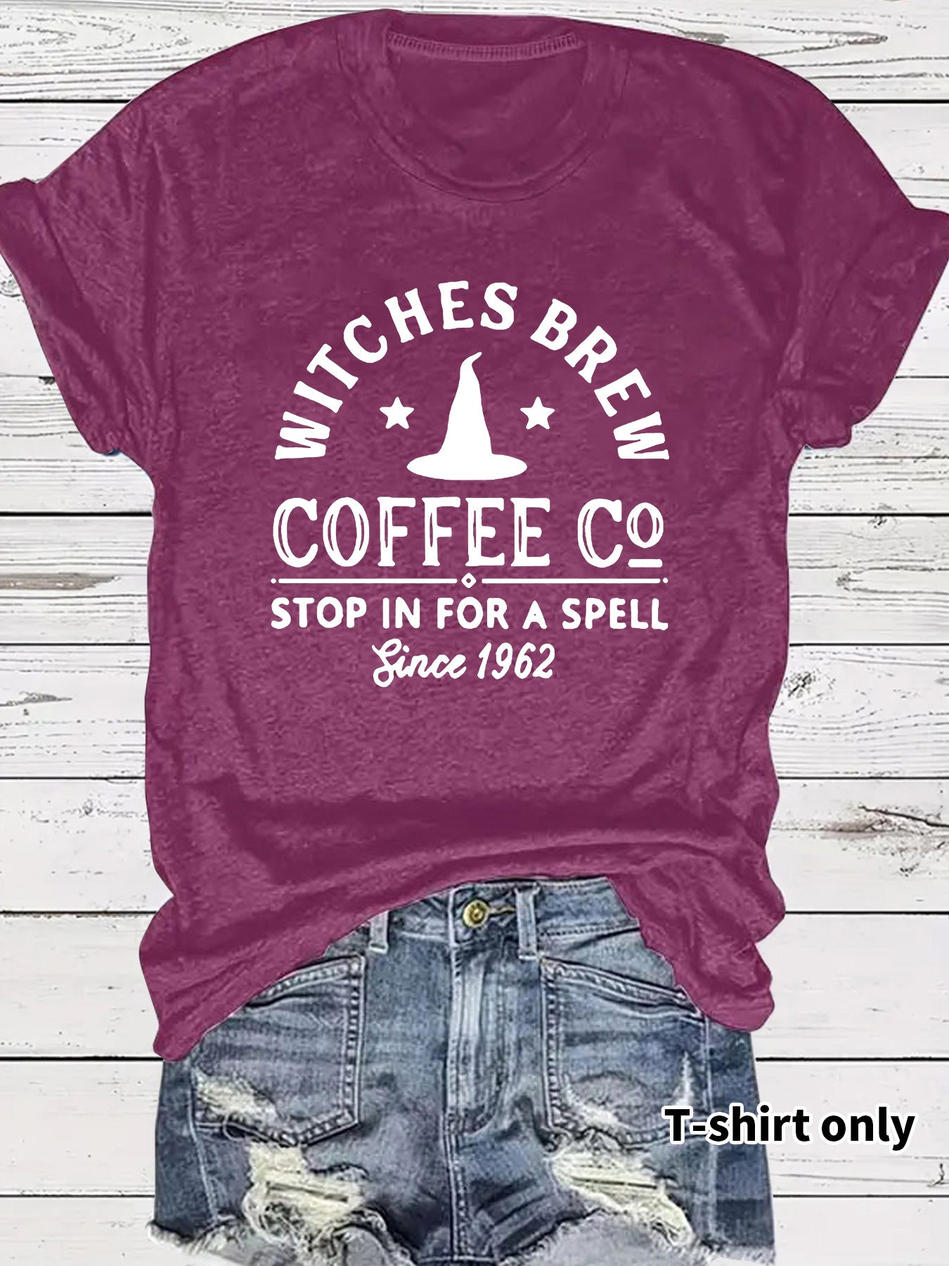 T-shirt women COFFEE CO letters